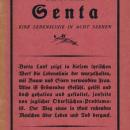 Berta Lask - Senta. Eine Lebenslinie in acht Szenen, Paul Steegemann, Hannover (1921)